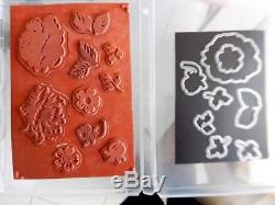 Stampin Up STIPPLED BLOSSOMS Clear Stamp Set & Matching Dies by Dave