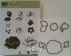 Stampin Up STIPPLED BLOSSOMS stamp set and Matching Dies By Dave BLOSSOM ALL NEW