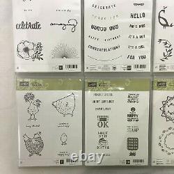 Stampin' Up! Sale-A-Bration Theme Lot of 12 Stamp Sets