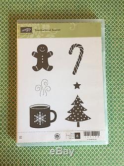 Stampin' Up! Scentsational Season Clear set Christmas Gingerbread Mug Candy Cane