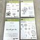 Stampin' Up Scrapbooking stamp sets Lot of 4 various themes. NIB