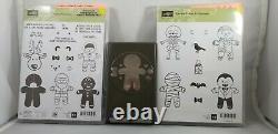 Stampin Up Set 3 Cookie Cutter Halloween, Christmas, Cookie Cutter Builder Punch
