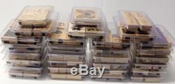 Stampin Up Sets Big Lot of 30 Sets Wood Mount Rubber Stamps