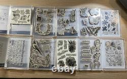 Stampin Up Sets Lot 10 Sets, Some Never Used! Look At The Pics