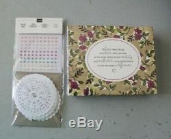 Stampin' Up! Share What You Do Bundle NEW 2 Stamp Sets Cardstock Doily Pearls
