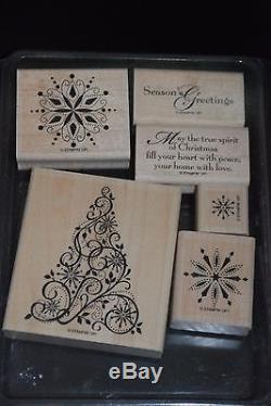 Stampin Up Snow Swirled Stamp Set Combined Shipping 50+ sets