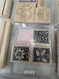 Stampin'Up! Snowflakes, Thank You, Happy Valentine Day Etc Stamps Rubber