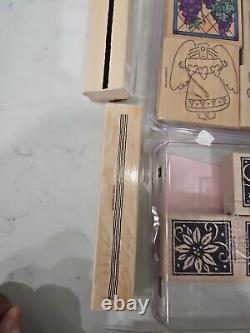 Stampin'Up! Snowflakes, Thank You, Happy Valentine Day Etc Stamps Rubber