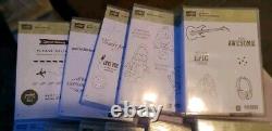 Stampin' Up Stamp Bundle Sets Retired/Current Rubber Stamp Lot Of 11