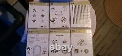 Stampin' Up Stamp Bundle Sets Retired/Current Rubber Stamp Lot Of 11