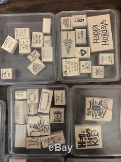 Stampin Up Stamp Set All Different Lot Is Sold As One