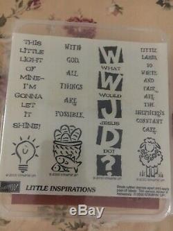 Stampin Up Stamp Set Little Inspirations Christian