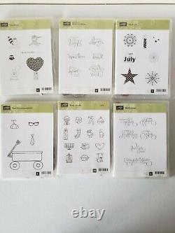 Stampin Up Stamp Sets, 11 lot Used in very good condition