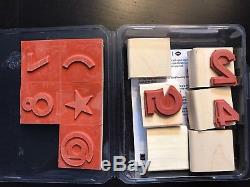 Stampin Up Stamp Sets Huge Lot Of 300+ Stamps, Accessories, Ink Pads, Dies
