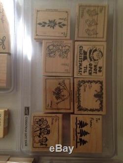 Stampin' Up! Stamp Sets Lot Of 10 Holiday Hedgehogs Sampler Gift Tags Flowers