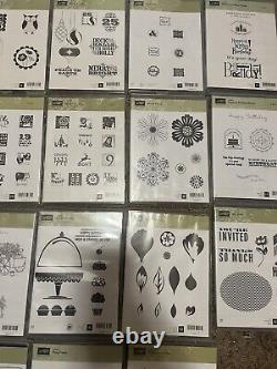 Stampin Up Stamp Sets, Lot Of 29, All Sets Are Complete