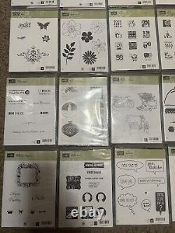 Stampin Up Stamp Sets, Lot Of 29, All Sets Are Complete