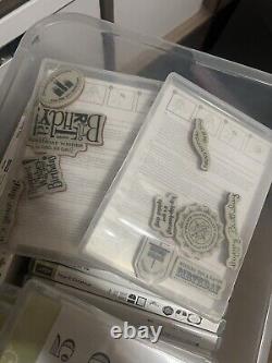 Stampin Up Stamp Sets, Lot Of 29, All Sets Are Complete