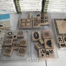 Stampin Up! Stamp Sets Lot of 100+, Cling, Photopolymer, Clear-Mount, Dies, Roll