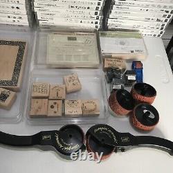 Stampin Up! Stamp Sets Lot of 100+, Cling, Photopolymer, Clear-Mount, Dies, Roll