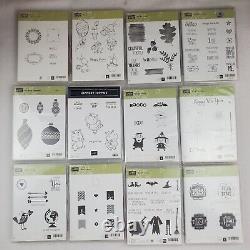 Stampin Up! Stamp Sets Lot of 65, Cling, Photopolymer, Clear-Mount, UNUSED