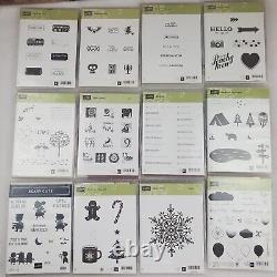 Stampin Up! Stamp Sets Lot of 65, Cling, Photopolymer, Clear-Mount, UNUSED