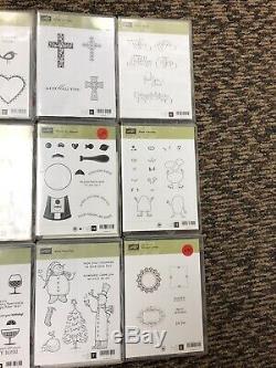 Stampin' Up Stamp Sets Retired Lot 16 Complete Sets Great Condition