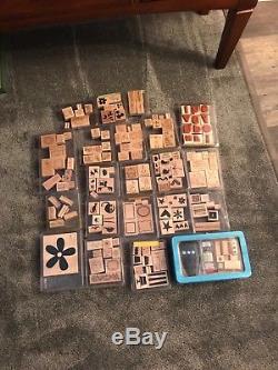 Stampin Up Stamp Sets, Retired, Wood Blocks, Complete Sets, Used