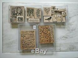 Stampin' Up Stamp Sets in Excellent Used Condition Lot of 31 Stamp Sets