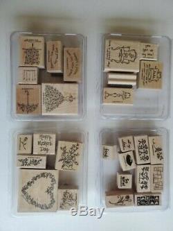 Stampin Up Stamp sets, Ink Pads, Memory Book, Eyelets, Twine & More Lot