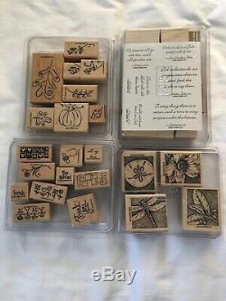 Stampin Up! Stamp sets & Inks -86 Stamps & 17 Different Ink Pads