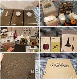Stampin Up! Stamp sets w punches, matching framelits, dies, ribbons, free lot, Look