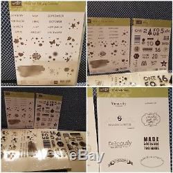Stampin Up! Stamp sets w punches, matching framelits, dies, ribbons, free lot, Look