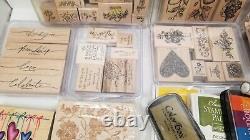 Stampin Up Stampa Rosa Brass Embossing Stencils Huge Lot Of Sets Early 2000's