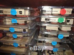 Stampin' Up! Stamps! 67 Sets! Wood LOT SomeRetired Some Hard to Find