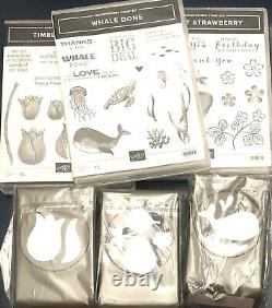 Stampin Up Stamps And Punches 3 Sets Read Description NWT
