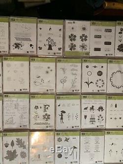 Stampin' Up! Stamps Huge Lot Unused! Assorted Lot Of 60 Sets Totaling 448 Stamps