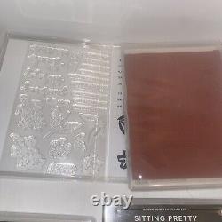 Stampin Up! Stamps Large Lot Cling & Photopolymer Stamps 16 sets emboss