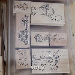 Stampin Up Stamps Lot 9 Sets 1996 2002 2003 2004 2006 All Mounted 60 Total
