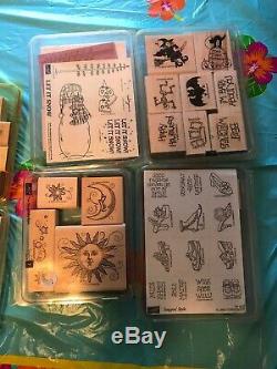 Stampin Up! Stamps Sets Lot Of 15