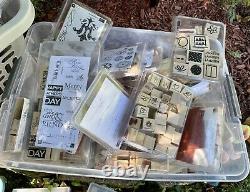 Stampin Up Stamps Sets (lot of about 80 sets, plus over 40 individual stamps)