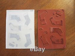 Stampin Up Stitched stockings stamps set and stocking tag punch