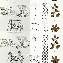Stampin Up Summer Afternoon Hostess & Summer Silhouettes Clear Mount Stamps Set