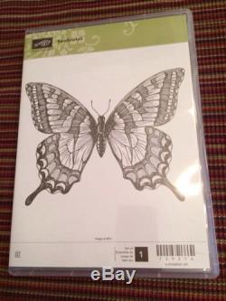 Stampin Up Swallowtail Butterfly Background Set Of 1 Clear Mount Brand NEW