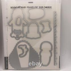 Stampin Up Sweet Baby Stamps & Bouncing Baby Framelit Dies Set Retired