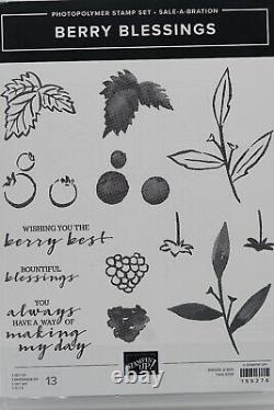 Stampin' Up! Sweet Strawberry Bundle 2 Stamp Sets, Punch & DSP NEW. FREE Ship