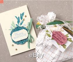 Stampin Up TAGS IN BLOOM, LAYERED w KINDNESS Stamp sets & LABEL ME LOVELY Punch