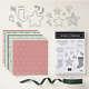 Stampin' Up! TIDINGS OF CHRISTMAS SUITE Stamp Set, Dies, 6x6 DSP & Ribbon NEW