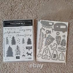 Stampin' Up! TREES FOR SALE Stamp Set & TREE LOT DIES NEW