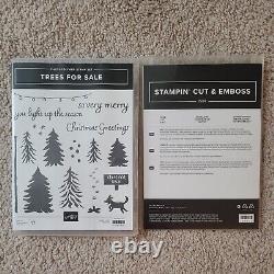 Stampin' Up! TREES FOR SALE Stamp Set & TREE LOT DIES NEW